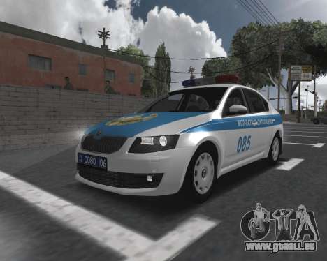 Skoda Octavia Mk3 Kazakh Police pour GTA San Andreas