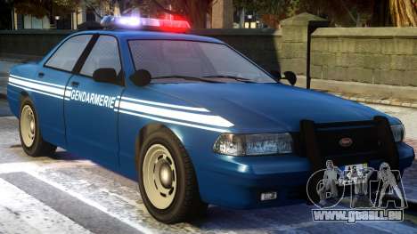 Vapid Stanier Gendarmerie National pour GTA 4