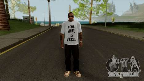 Your Waifu is Trash T-Shirt für GTA San Andreas