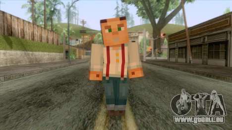 Jesse Minecraft Story Skin pour GTA San Andreas