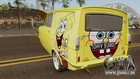 Reliant Robin Supervan III - Spongebob version für GTA San Andreas