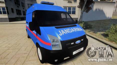Ford Transit Jandarma pour GTA 4