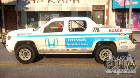 Honda Racing White pour GTA 4
