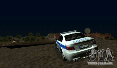 BMW M5 E60 PSP - Portuguese Police Car für GTA San Andreas