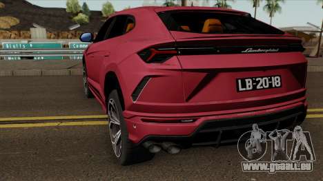 Lamborghini Urus 2018 pour GTA San Andreas