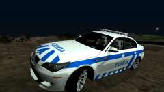 BMW M5 E60 PSP - portugais / portugais-Voiture de Police pour GTA San Andreas