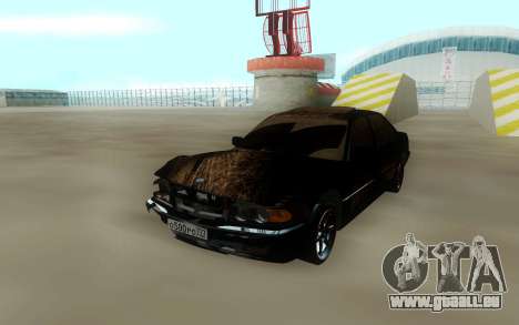 BMW 750 Damaged pour GTA San Andreas