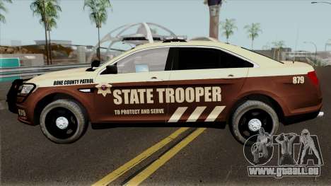 Ford Taurus 2013 Bone County Police für GTA San Andreas