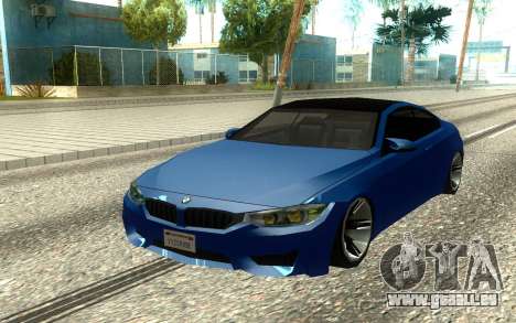 BMW M4 F82 2014 Low Poly für GTA San Andreas