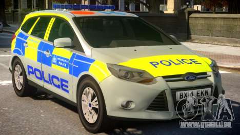 Police Ford Focus Estate IRV pour GTA 4