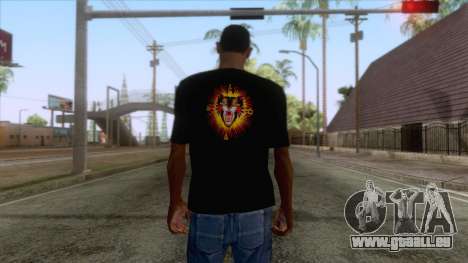 Gucci Angry Cat T-Shirt Black für GTA San Andreas