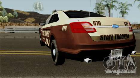 Ford Taurus 2013 Bone County Police pour GTA San Andreas