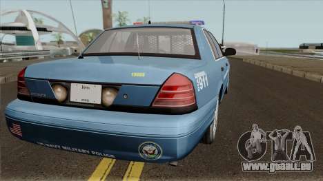 Ford Crown Victoria US Navy Military Police pour GTA San Andreas