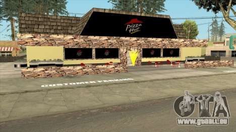 Montgomery Pizza Hut Restaurant für GTA San Andreas