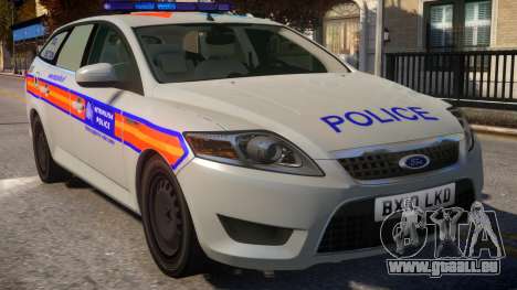 Ford Mondeo Dog Section Metropolitan Police pour GTA 4
