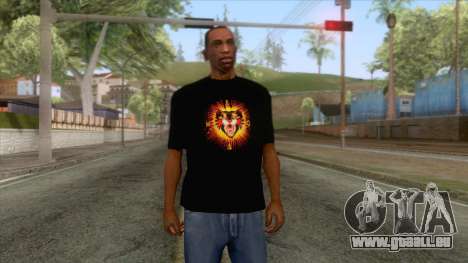 Gucci Angry Cat T-Shirt Black pour GTA San Andreas