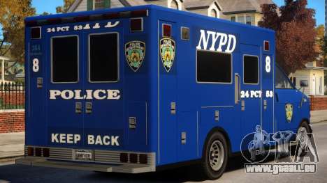 Police NYPD Van pour GTA 4