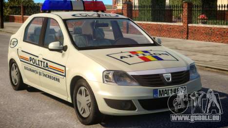 Dacia Logan Police pour GTA 4