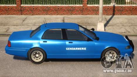 Vapid Stanier de la Gendarmerie für GTA 4