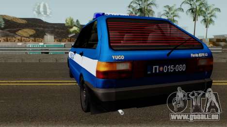 Zastava Yugo Florida 1.3 Policija pour GTA San Andreas