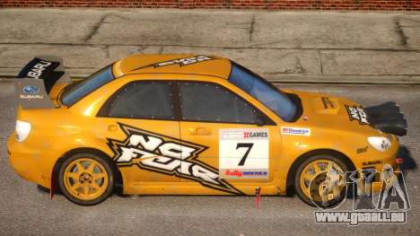 Subaru Impreza WRX V1.5 pour GTA 4