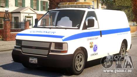 Los Angeles Coroner Van für GTA 4