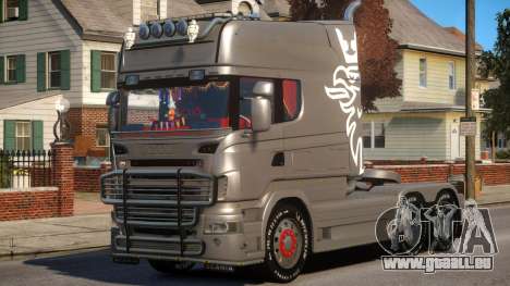 Scania R580 Longline Custom PJ1 für GTA 4