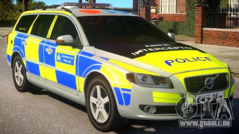 Volvo V70 ANPR Interceptor pour GTA 4