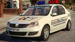 Dacia Logan Police für GTA 4