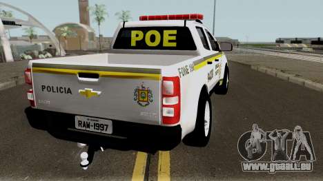 Chevrolet S-10 Brazilian Police pour GTA San Andreas