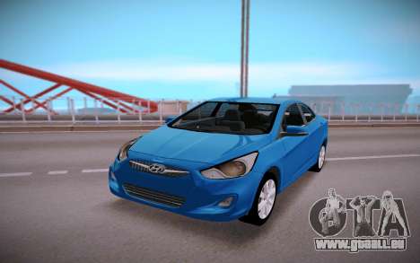 Hyundai Solaris für GTA San Andreas