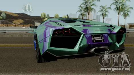 Lamborghini Reventon Itasha Hinatsuru für GTA San Andreas