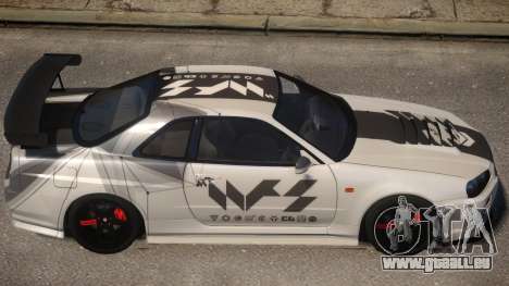 Nissan Skyline GT-R R34 PJ1 für GTA 4