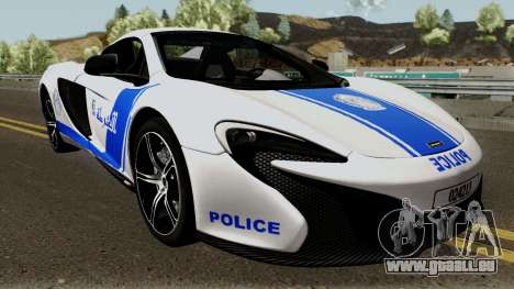 McLaren 650S Spyder Algeria Police v1.0 pour GTA San Andreas