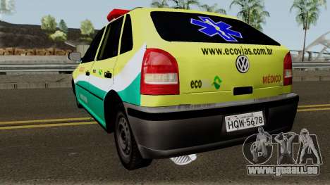 Volkswagen Gol EcoSul pour GTA San Andreas