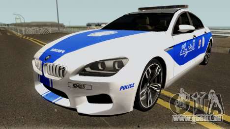 BMW M6 F13 Gran Coupe 2014 Algeria Police pour GTA San Andreas