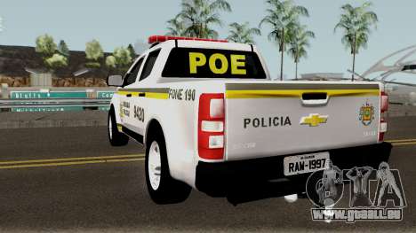Chevrolet S-10 Brazilian Police pour GTA San Andreas