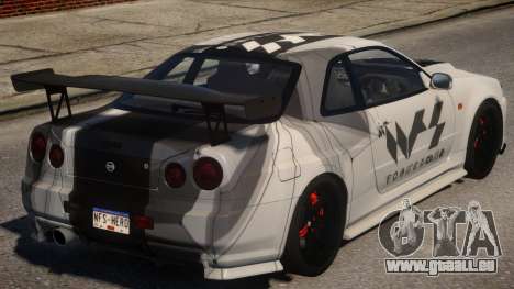 Nissan Skyline GT-R R34 PJ1 für GTA 4