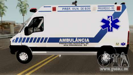 Fiat Ducato Brazilian Ambulance für GTA San Andreas