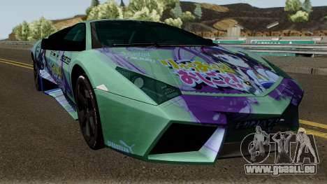 Lamborghini Reventon Itasha Hinatsuru pour GTA San Andreas
