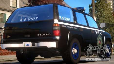 Chevrolet Tahoe Z71 Police (SWAT) pour GTA 4
