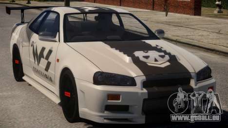 Nissan Skyline GT-R R34 PJ1 für GTA 4