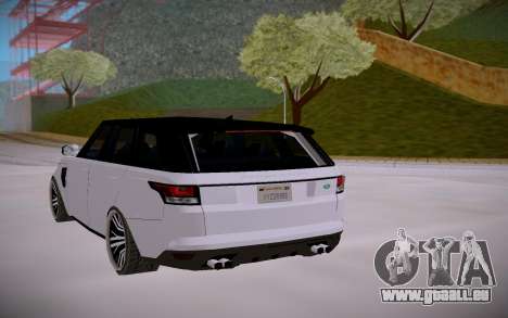Land Rover Range Rover SVR SA StyledLow Poly für GTA San Andreas