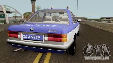 BMW 323i E30 Turkish Police Car pour GTA San Andreas