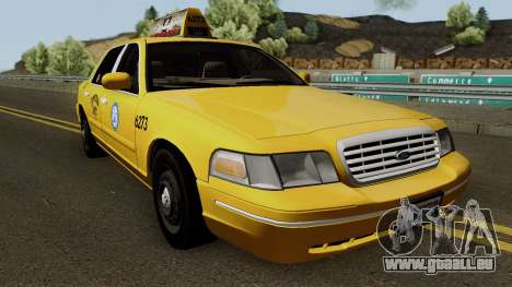 Ford Crown Victoria Taxi Downtown Cab v1.0 2003 für GTA San Andreas