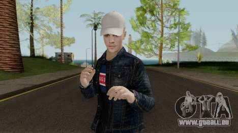 Skin Random 99 (Outfits Justin Bieber) pour GTA San Andreas