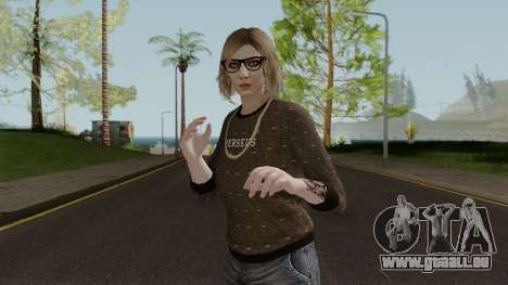 After Hours DLC Skin Female With Normal Map pour GTA San Andreas