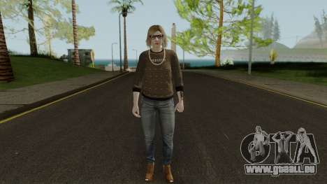 After Hours DLC Skin Female With Normal Map für GTA San Andreas