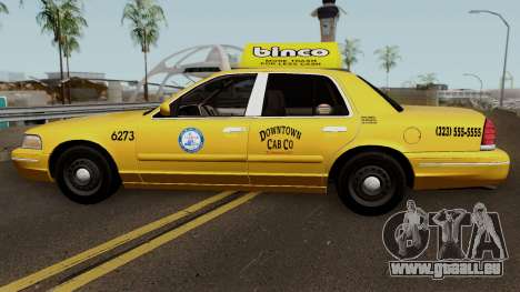 Ford Crown Victoria Taxi Downtown Cab v1.0 2003 pour GTA San Andreas