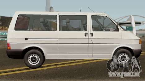 Volkswagen Transporter Mk4 1999 pour GTA San Andreas